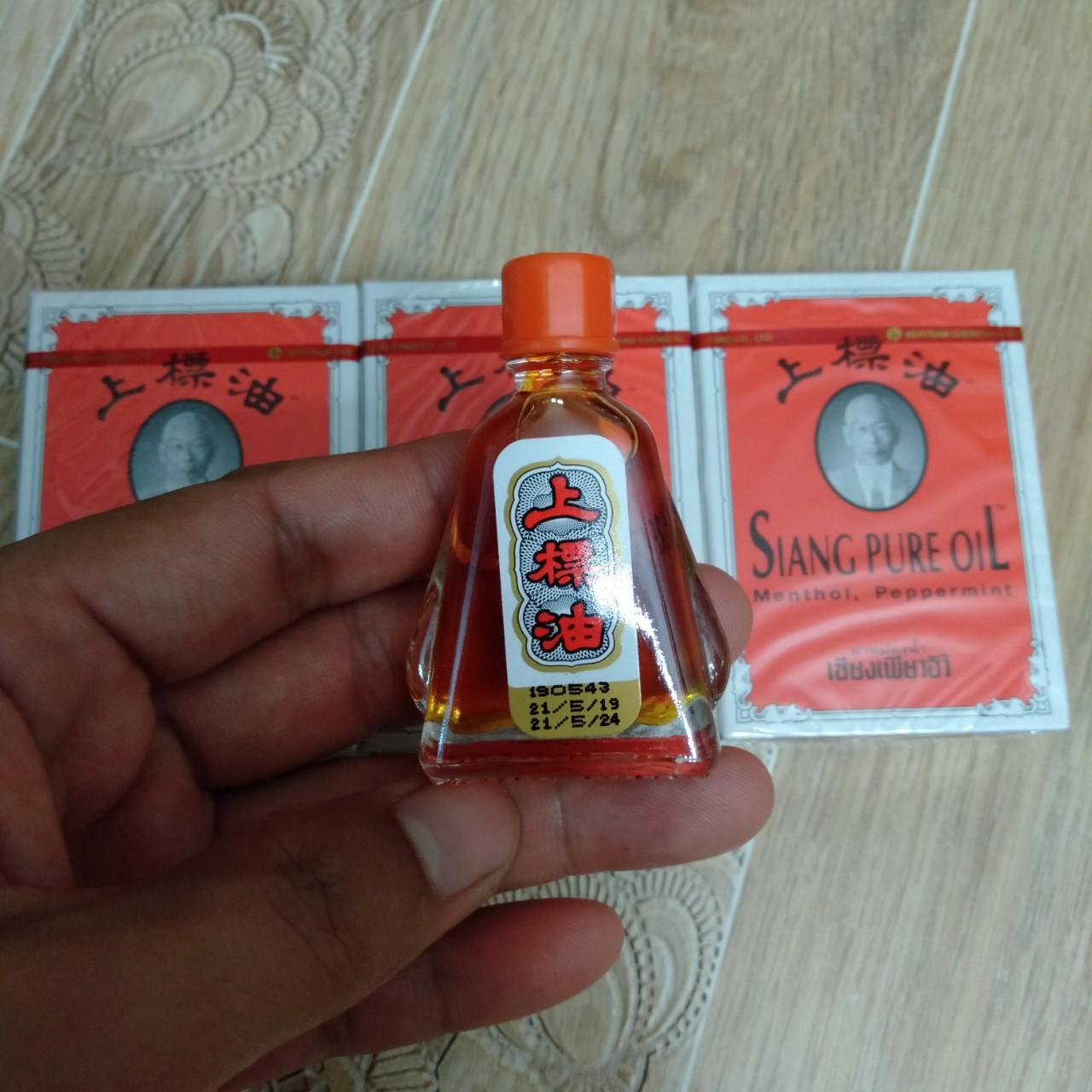 Combo 12 chai lớn 7ml Dầu nước vàng Thái Siangpure