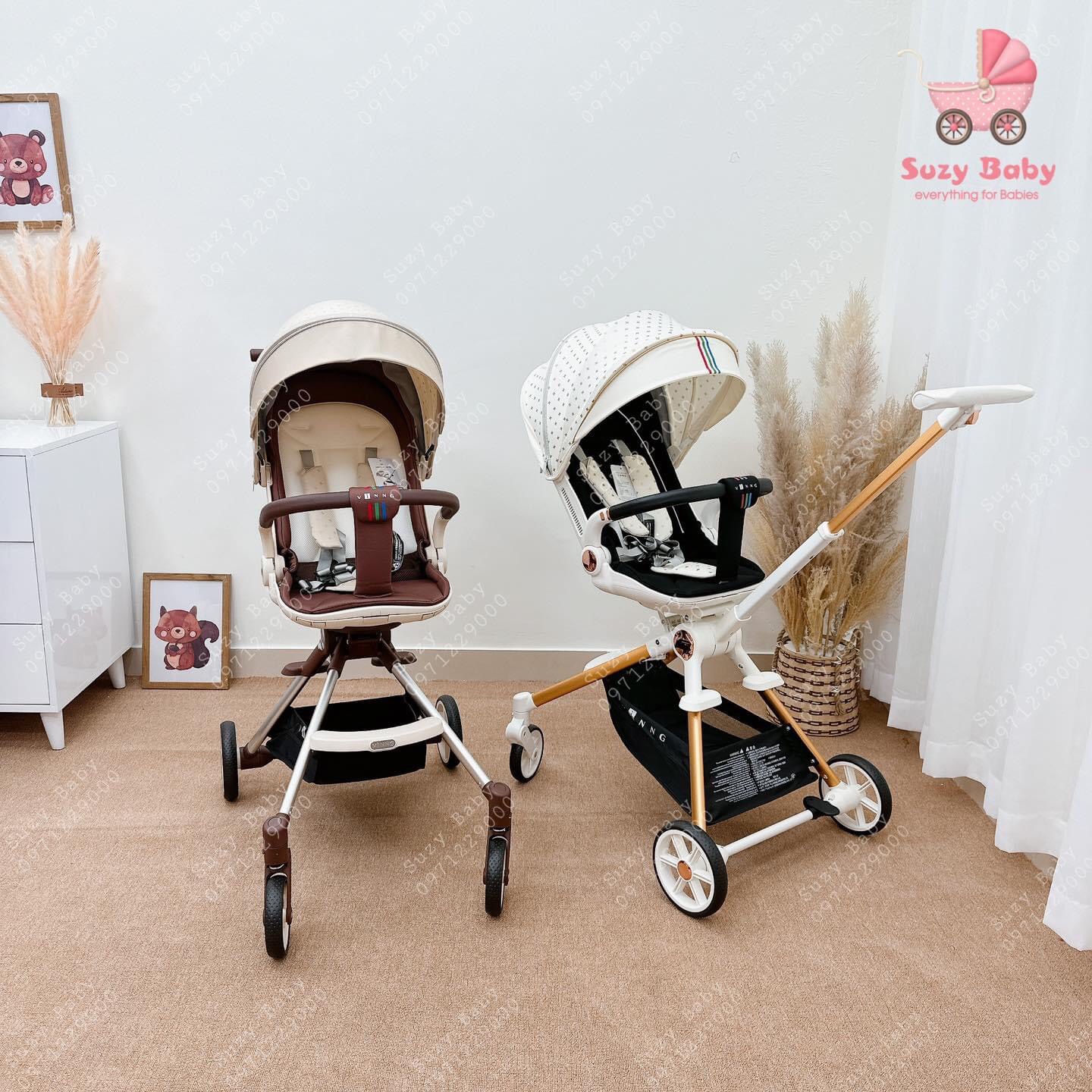 Xe đẩy đảo chiều gập gọn Vinng Q7 cho bé