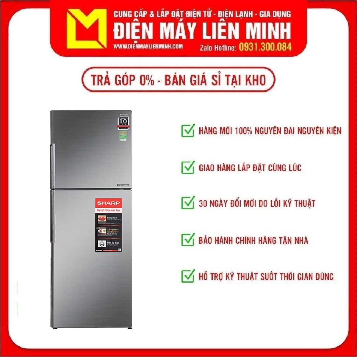 [HCM][Trả góp 0%]Tủ lạnh Sharp Inverter 287 lít SJ-X316E-DS - Tủ lạnh J-Tech Inverter tiết kiệm điện vận hành êm ái. Bộ lọc Nano Ag+ Cu tăng cường khả năng khử mùi trả lại không gian trong lành sạch khuẩn cho tủ lạnh.