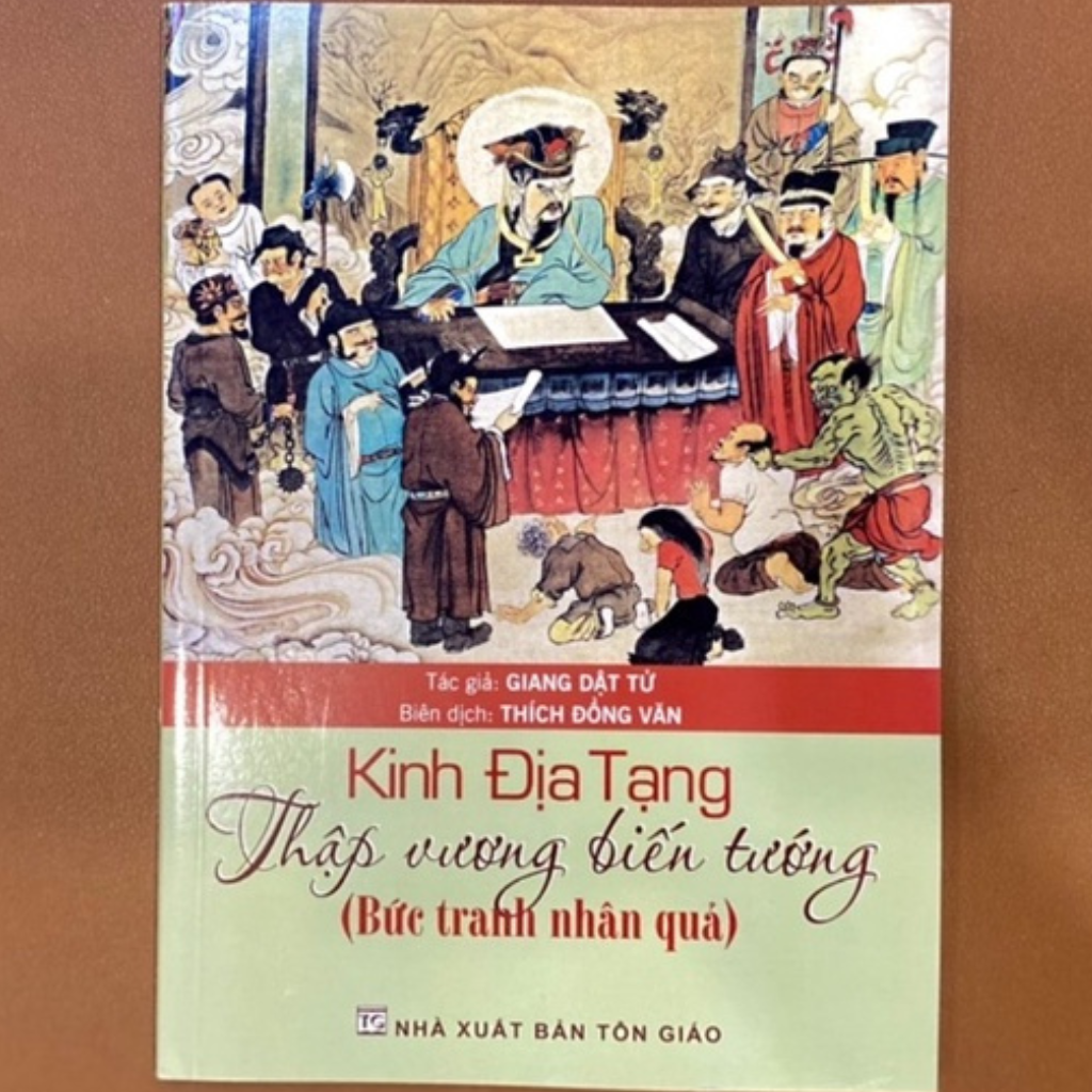 Sách - kinh địa tạng thập vương biến tướng _freeship max_nhà sách phật giáo