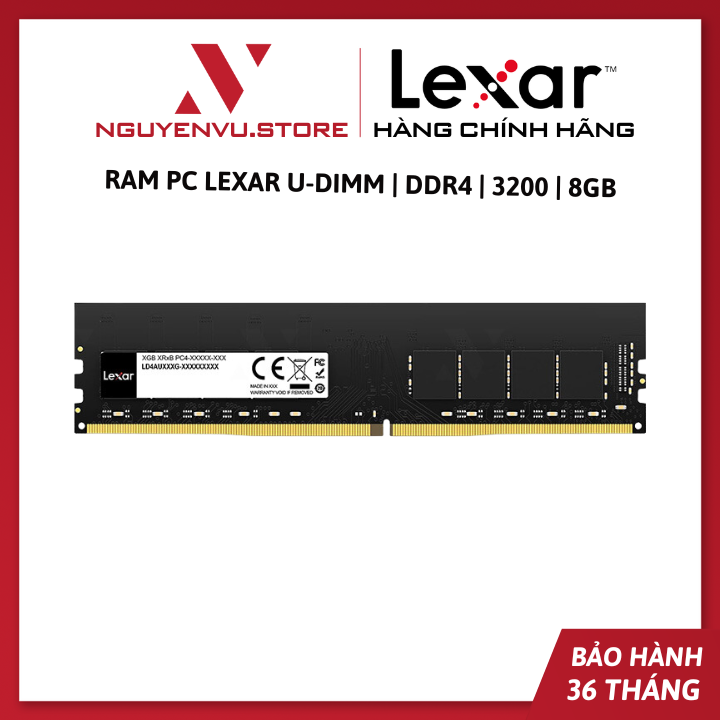 Lexar 8GB RAM DDR4 3200MHz cl22 ld4au008g-b3200gsst-Original