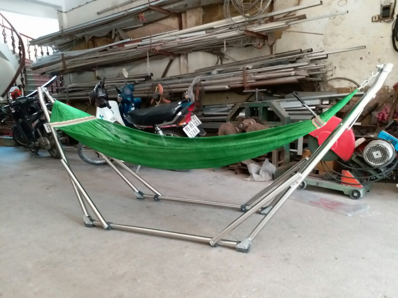 Võng xếp khung INOX võng người lớn giá buôn