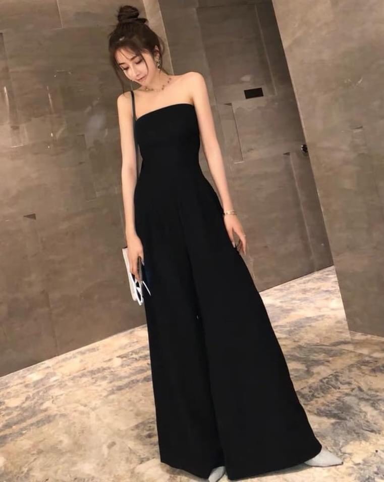 Jum nữ cúp ngực qucn62 ống rộng cá tính