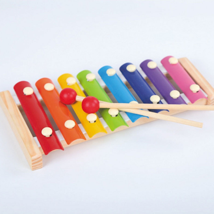 Đồ chơi gỗ - đàn gỗ 8 thanh cho bé