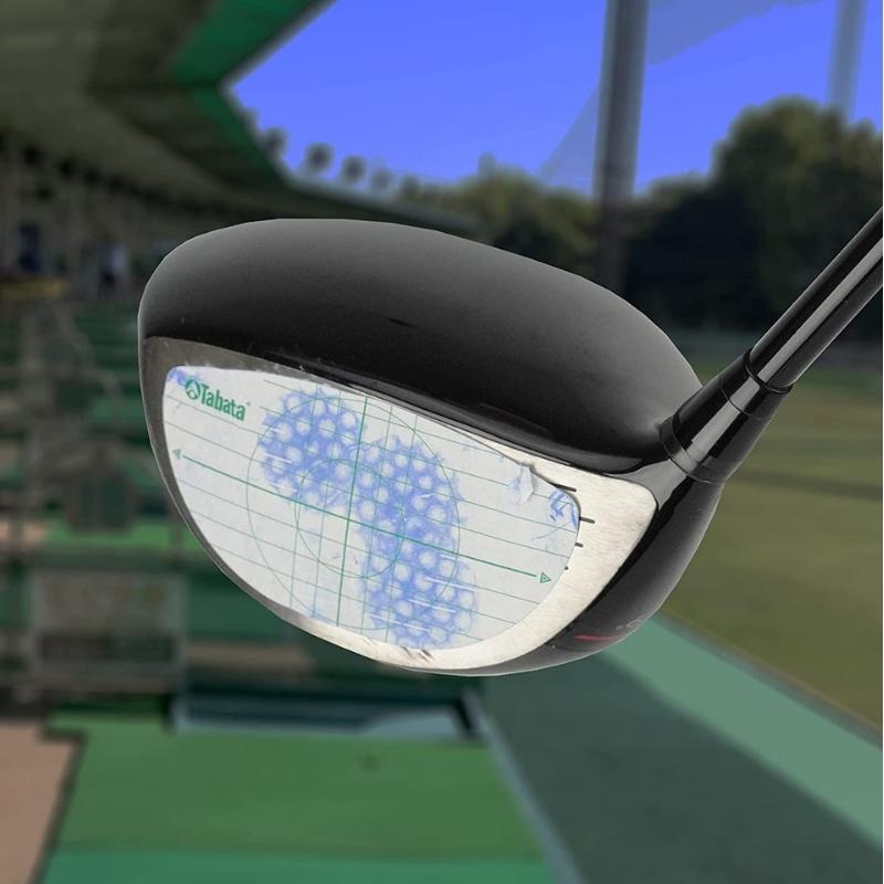 Miếng dán mặt gậy drive golf 14 miếng, golf impact maker sheet tabata gv0332 xác định vị trí đánh bóng