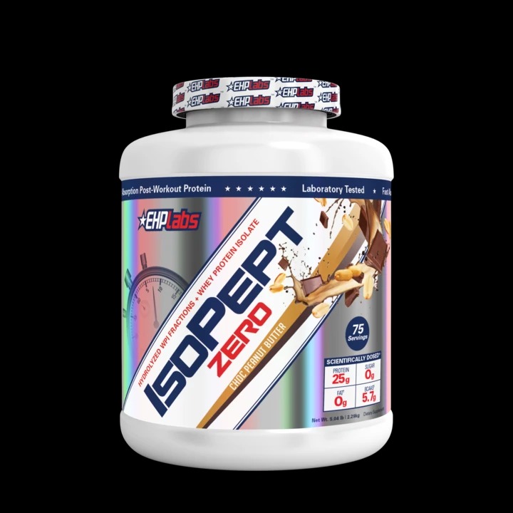 Tăng cơ Hydrolyzed Whey Protein cao cấp Ehplabs : IsoPept Zero 75 lần dùng