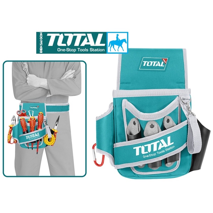 Túi đựng đồ nghề thắt lưng 320mm x 280mm 12inch tools bag ingco total tht16p1011 tht16p5021