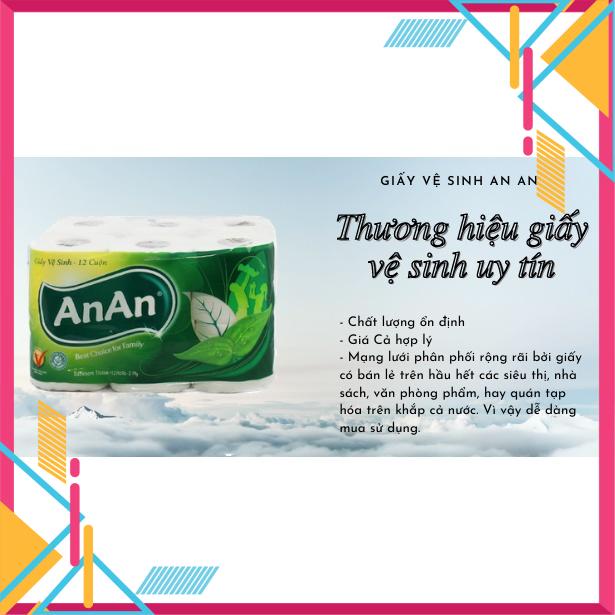 10 cuộn giấy vệ sinh anan
