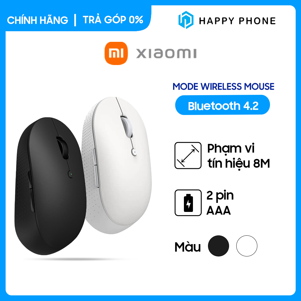 MOUSE Chuột Xiaomi Mi Dual Mode Wireless Mouse Silient Edition Black