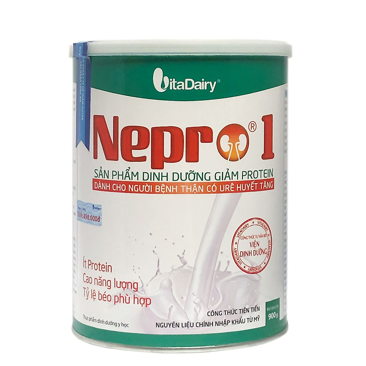   Tích Áp Đổi Quà   Combo 2 Lon Sữa 900g Nepro 1 Vitadairy Giảm Protein Dành Cho Người Thận Có Urê Huyết Tăng 