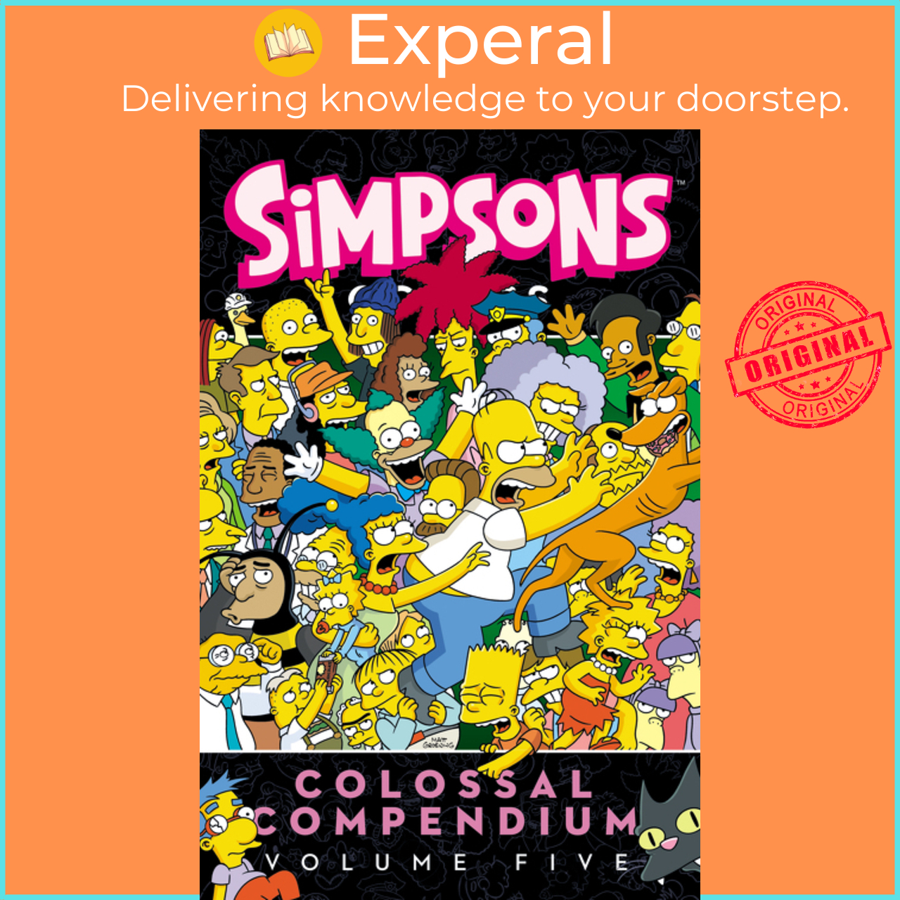 Sách - Simpsons Comics Colossal Compendium: Volume 5 by Matt Groening (US edition, paperback)