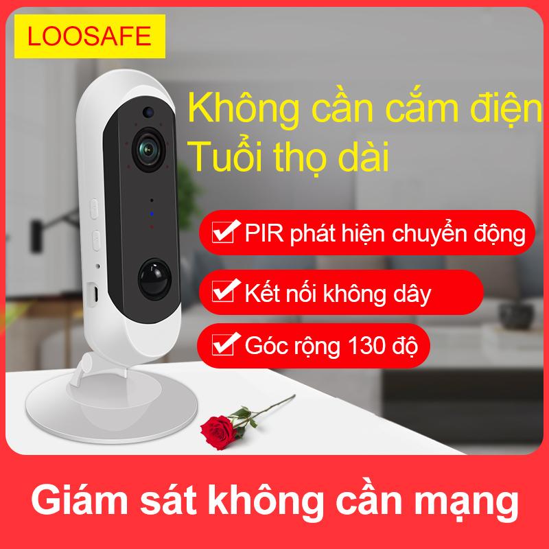 Camera wifi dùng pin không dây thông minh, giám sát từ xa trên điện thoại di động full HD 1080P