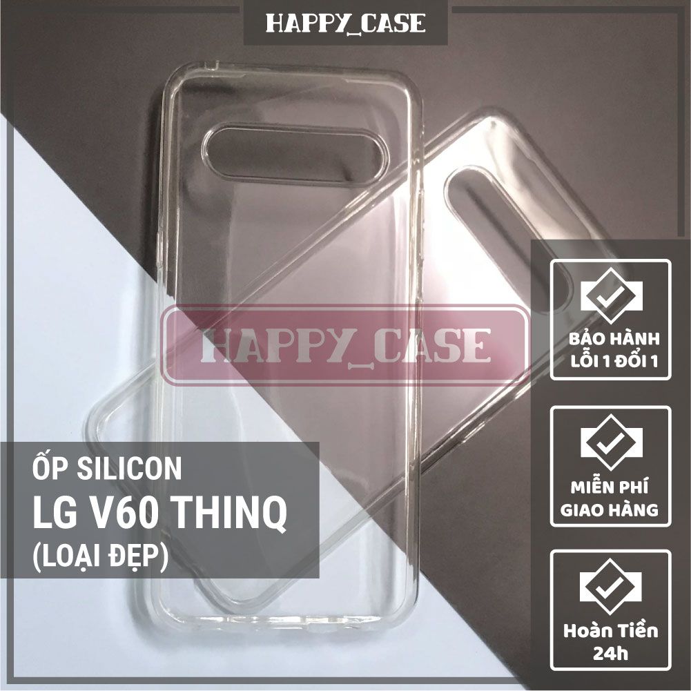 Ốp lưng điện thoại lg v60 thinq thin transparent silicon