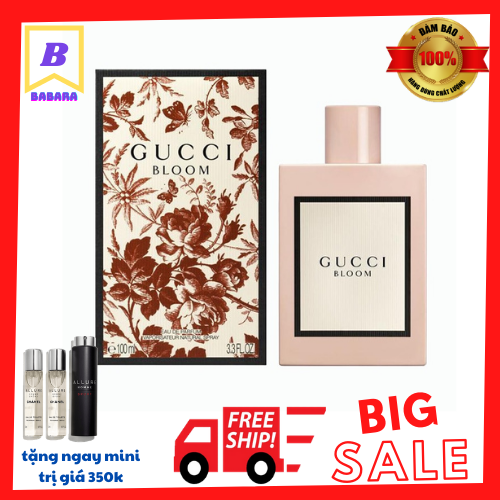 Nước Hoa Nữ GUCCI BLOOM EDP 100ml BAO TEST-[SIÊU SALE]