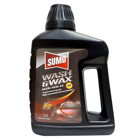 Nước rửa xe mẫu mới Sumo Wash Wax 1L