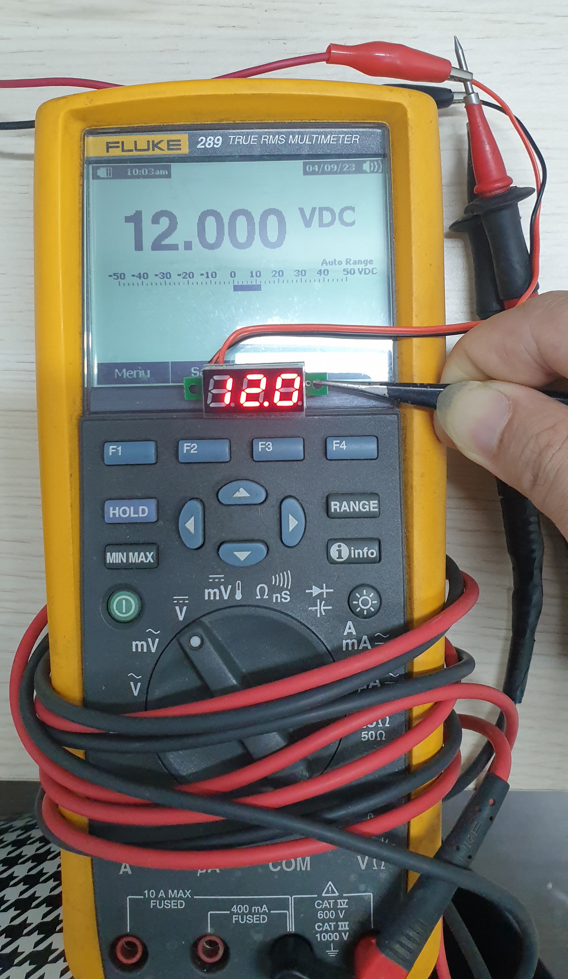 Vôn kế - đồng hồ led đo áp - volt loại dc 2 dây led 0.28 inch 2.5~40vdc
