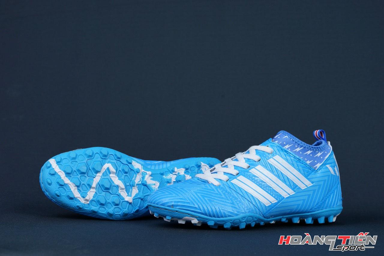 Giày Đá Bóng Messi Cổ Cao xanh biển