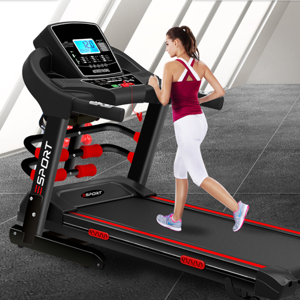 Máy chạy bộ điện SPORT model mới nhất 1-16km, tích hợp máy rung, gập bụng, chính hãng SPORT băng chạy rộng, tốc độ tối đa lên tới 16km bảo hành 1 năm