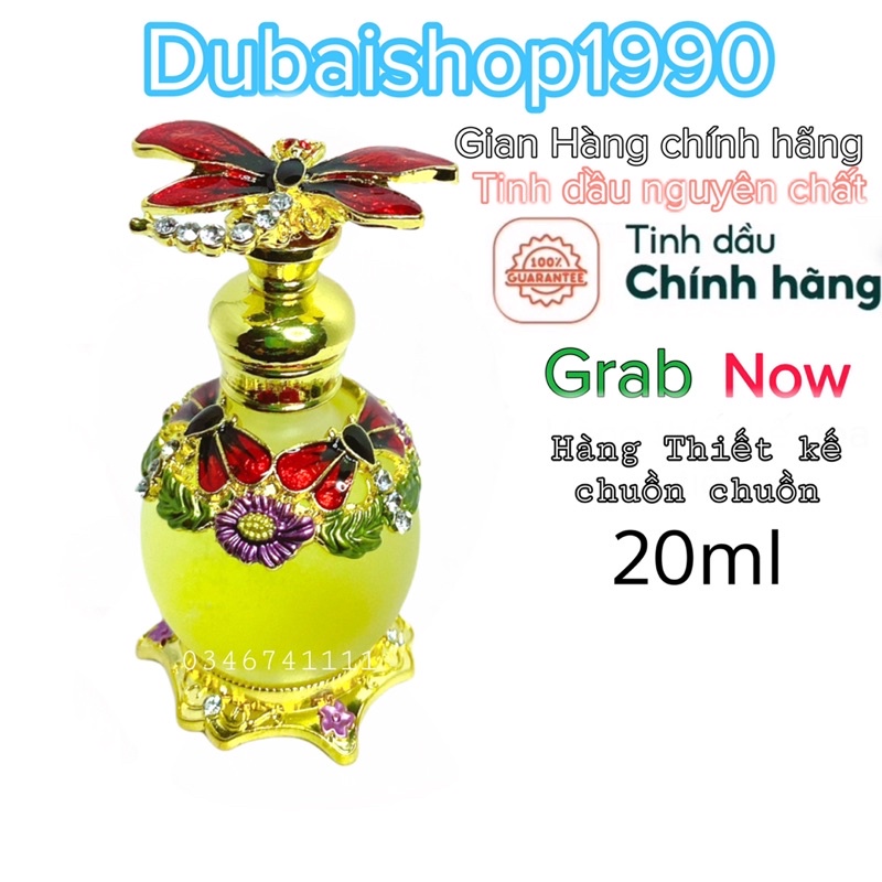 Tinh dầu nước hoa Dubai mẫu chuồn đỏ hàng thiết kế cao cấp chuẩn nội địa