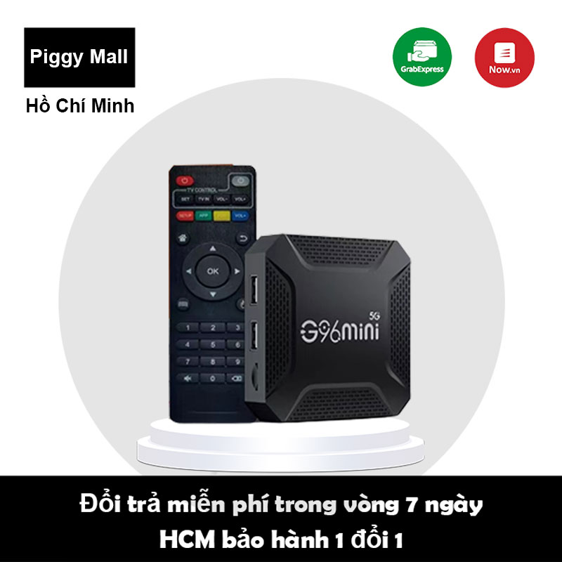 Android tv box g96mini 5g bản 4gb+64gb tiếng việt wifi 5g, android 13 , rk3528 8k hd wifi tv box tv box