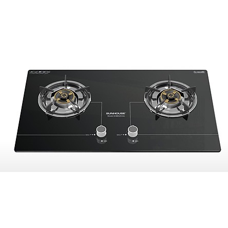 Bếp gas âm kính sunhouse shb5525-sg
