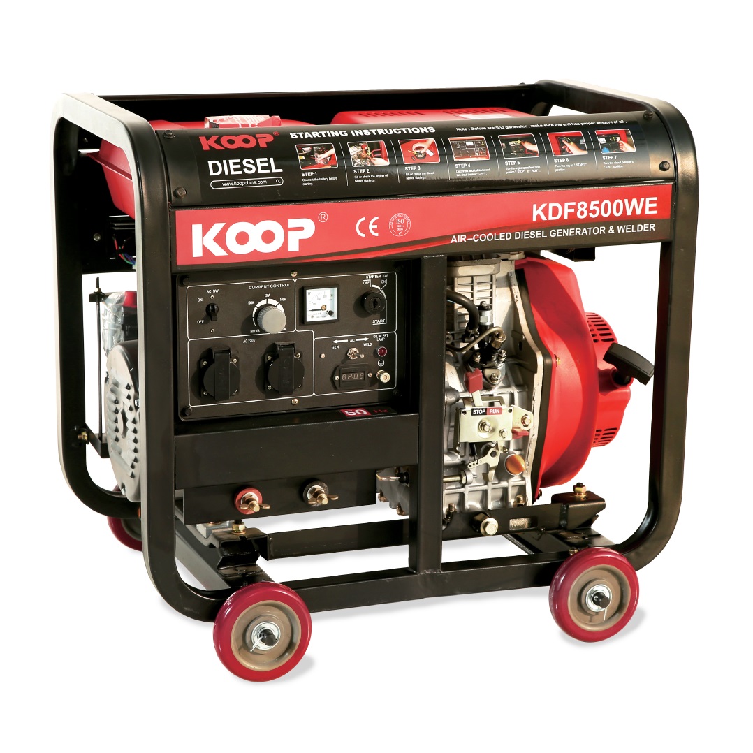 Máy phát hàn chạy dầu 2kva koop kdf8500we