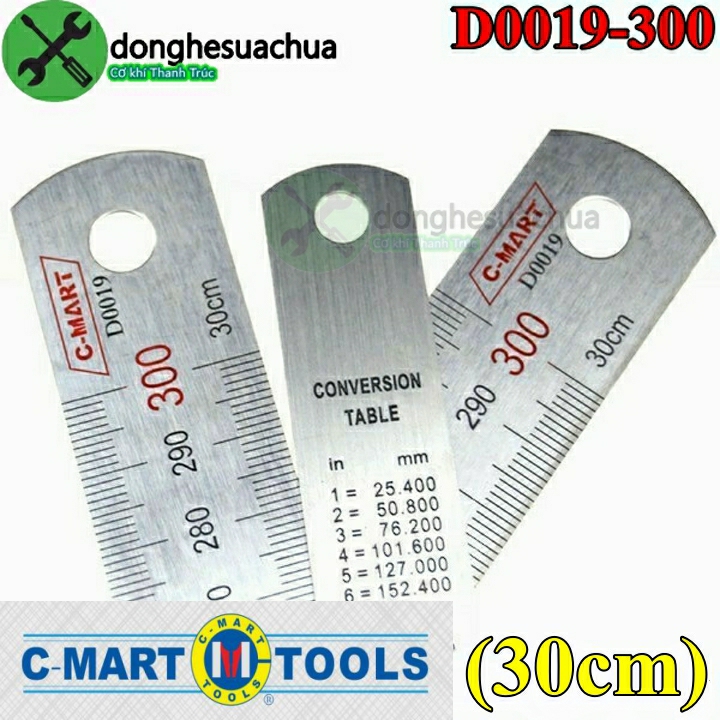 Thước lá c-mart d0019-300 300mm