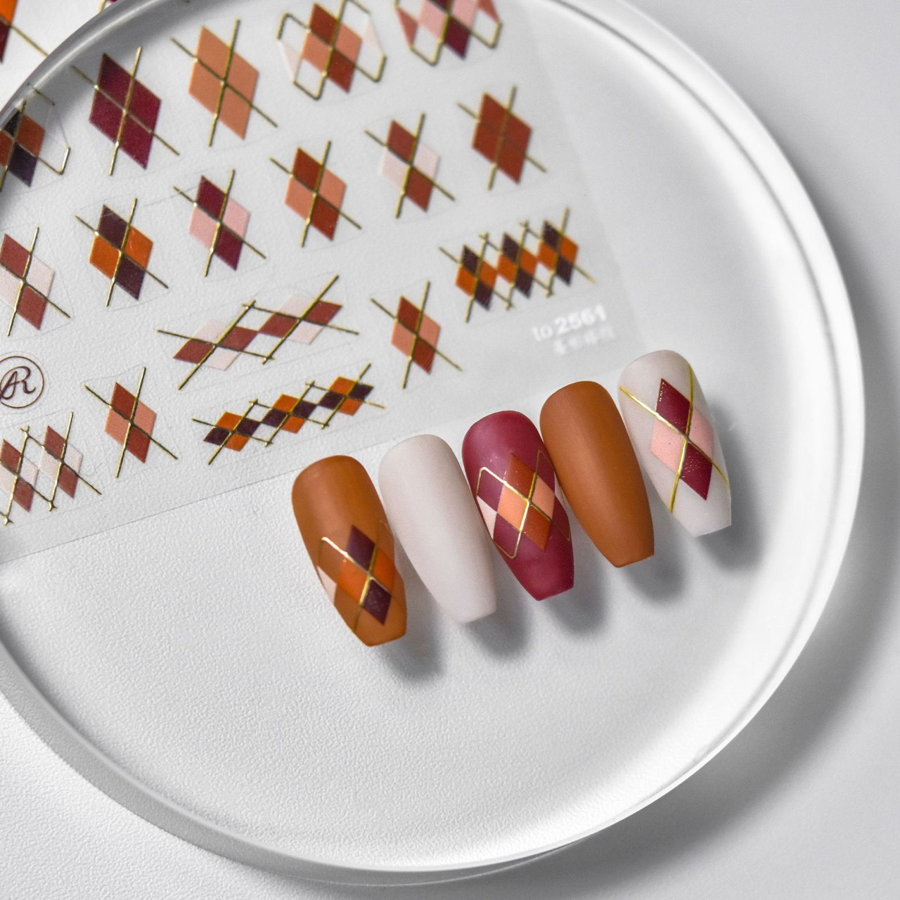 Sticker lụa dán móng nail nghệ thuật , hình Sticker lụa , tấm dán trang trí móng nail cao cấp
