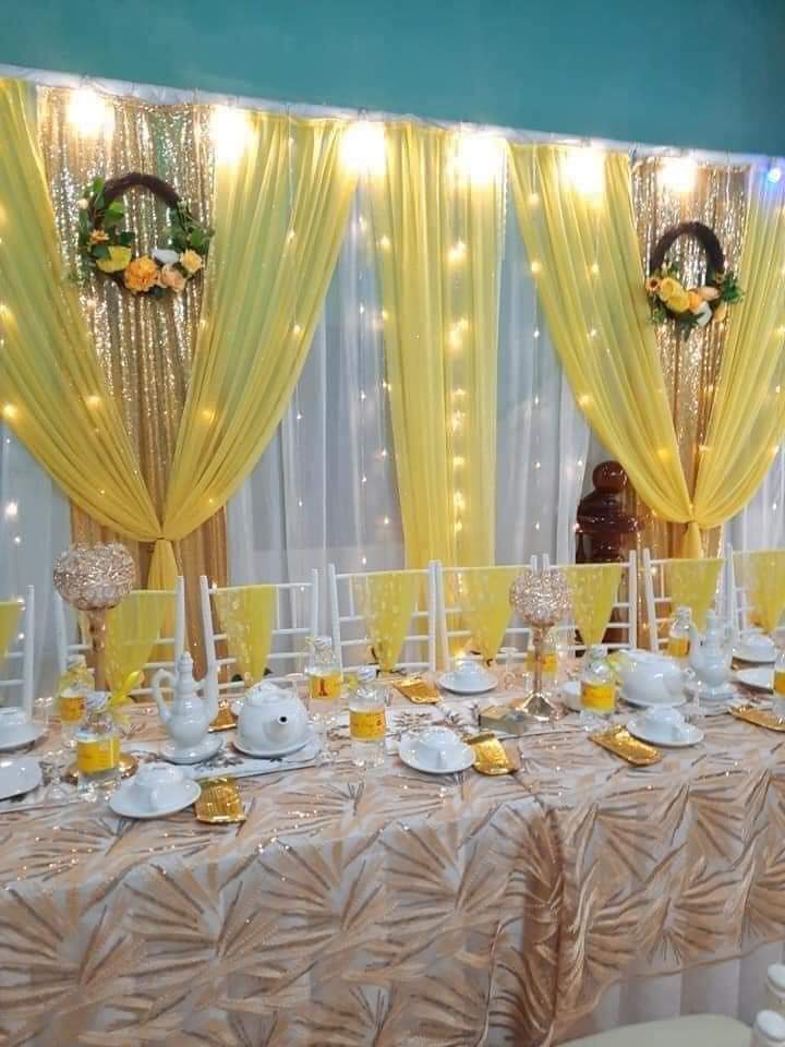 Rèm trang trí đám cưới, gia tiên sinh nhật, voan trang trí giá rẻ