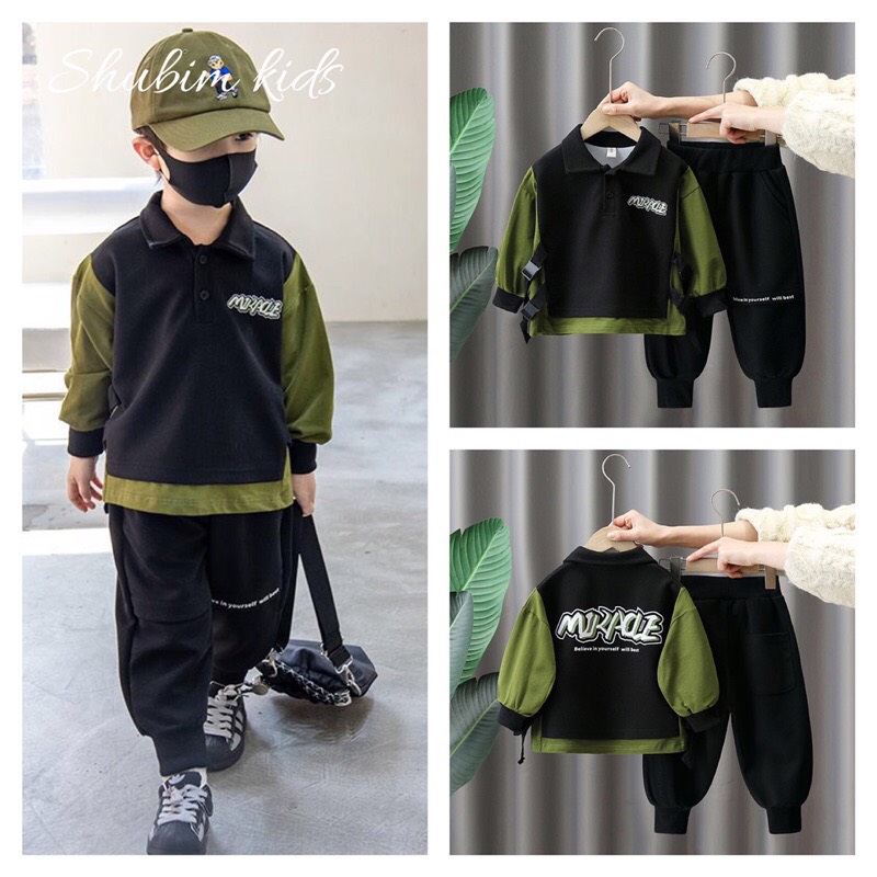 Sét bộ thể thao bé trai cao cấp - hàng Quảng Châu - 10-50kg - Shubim kids