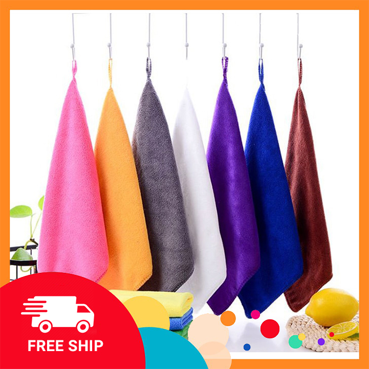 Kích thước 30x30 Khăn microfiber đa năng lau xe lau bếp 36 gram