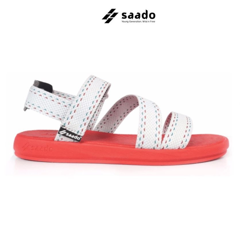 [HCM]Giày Sandal Nữ Saado Dải May QT06