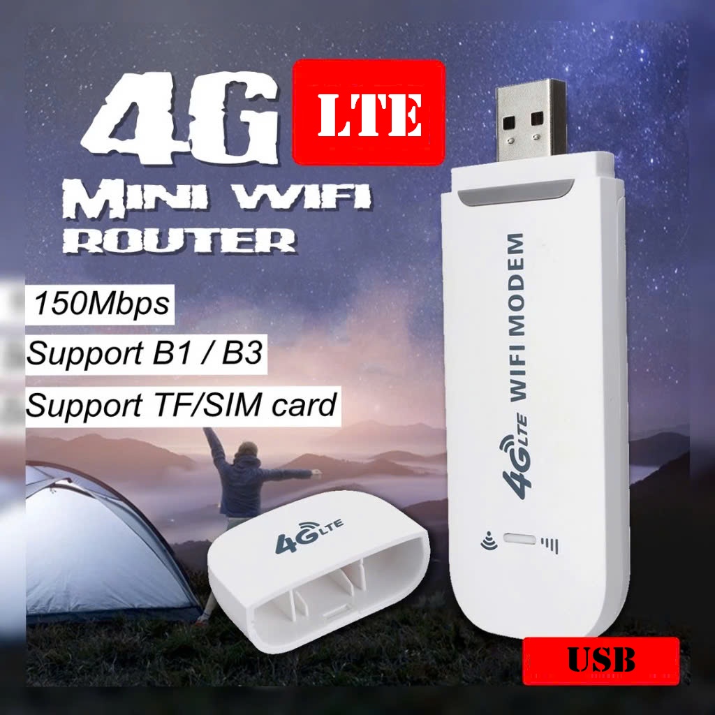 Bộ Phát Sóng USB WiFi Tốc Độ Cao Băng Tần Kép 4G/5G LTE 150Mbps Phát Sóng Mạnh Nhỏ Gọn Tiện Lợi Hỗ Trợ Tất Cả Nhà Mạng