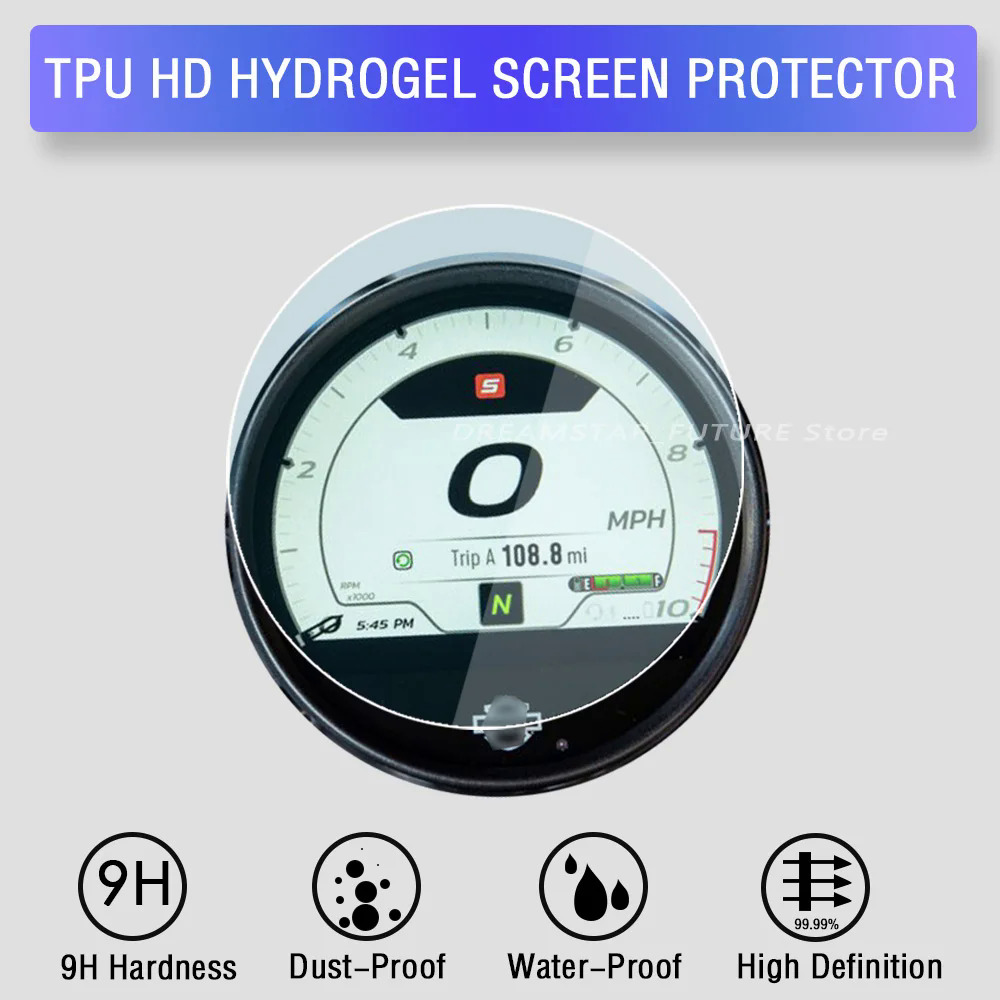 Cho Harley Sportster s1250 RH 1250 2021 đầu cụm màn hình TFT LCD siêu rõ ràng chống GL xe máy nhạc cụ bảo vệ phim