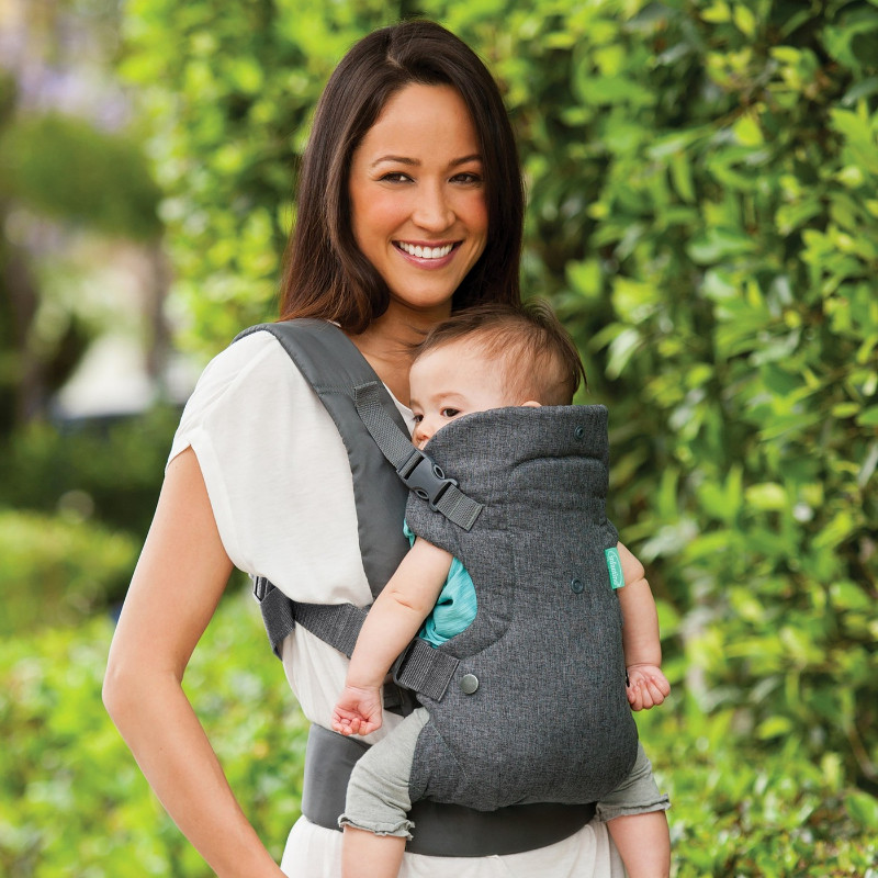 [USA] Địu 4 tư thế Infantino Flip 4-in-1 Convertible Carrier dùng cho bé đến 14.5kg của Mỹ, cơ động với 4 tư thế địu (kèm sách hướng dẫn)