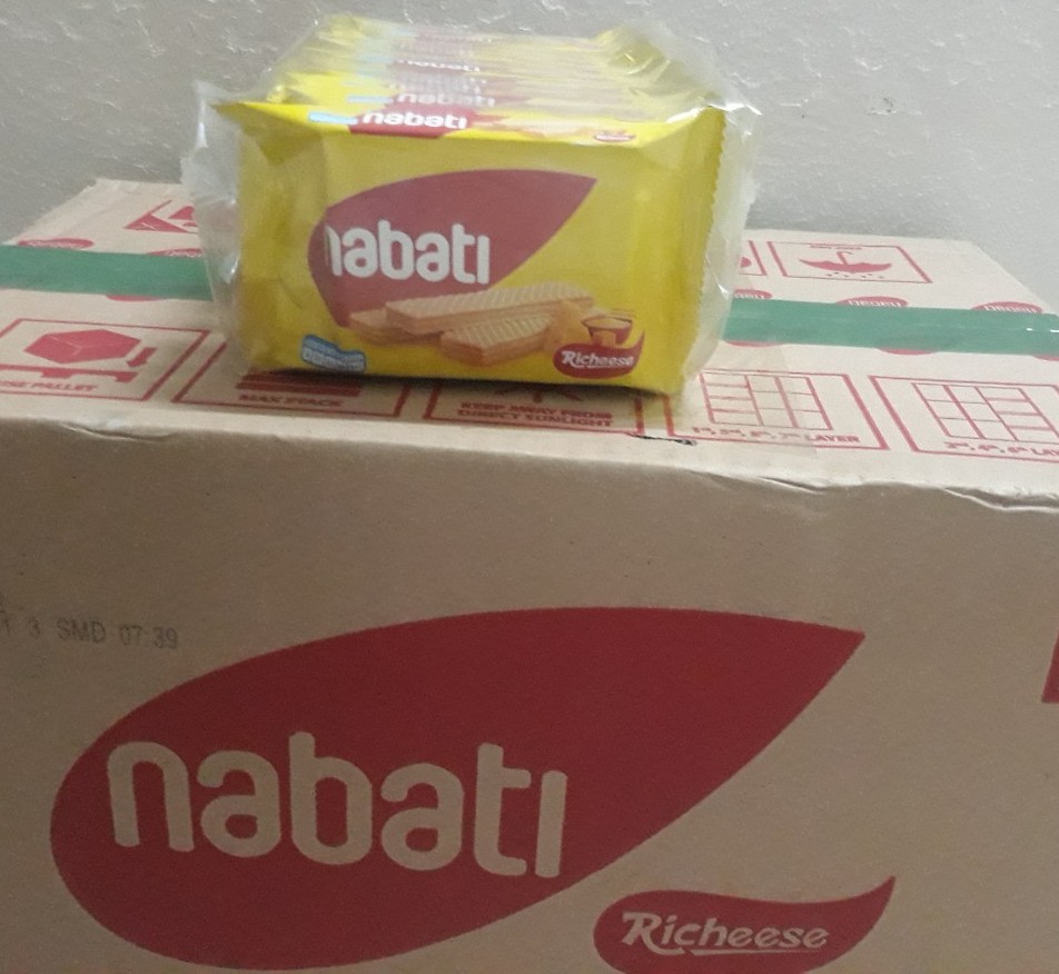 Bánh kem xốp Nabati 20gr, hương vị thơm ngon, bổ dưỡng, sản phẩm phù hợp với người tiêu dùng mọi lứa tuổi. Gía bán: 25k/ bịch