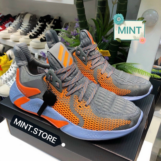 Giày thể thao sneaker alphabounce 2020 instinct xanh cam