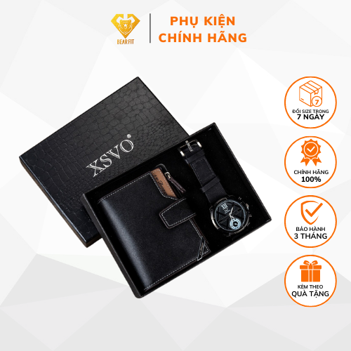 Quà lưu niệm - Hộp quà tặng sinh nhật BILUXURY thời trang cao cấp ( Ví, Đồng Hồ )