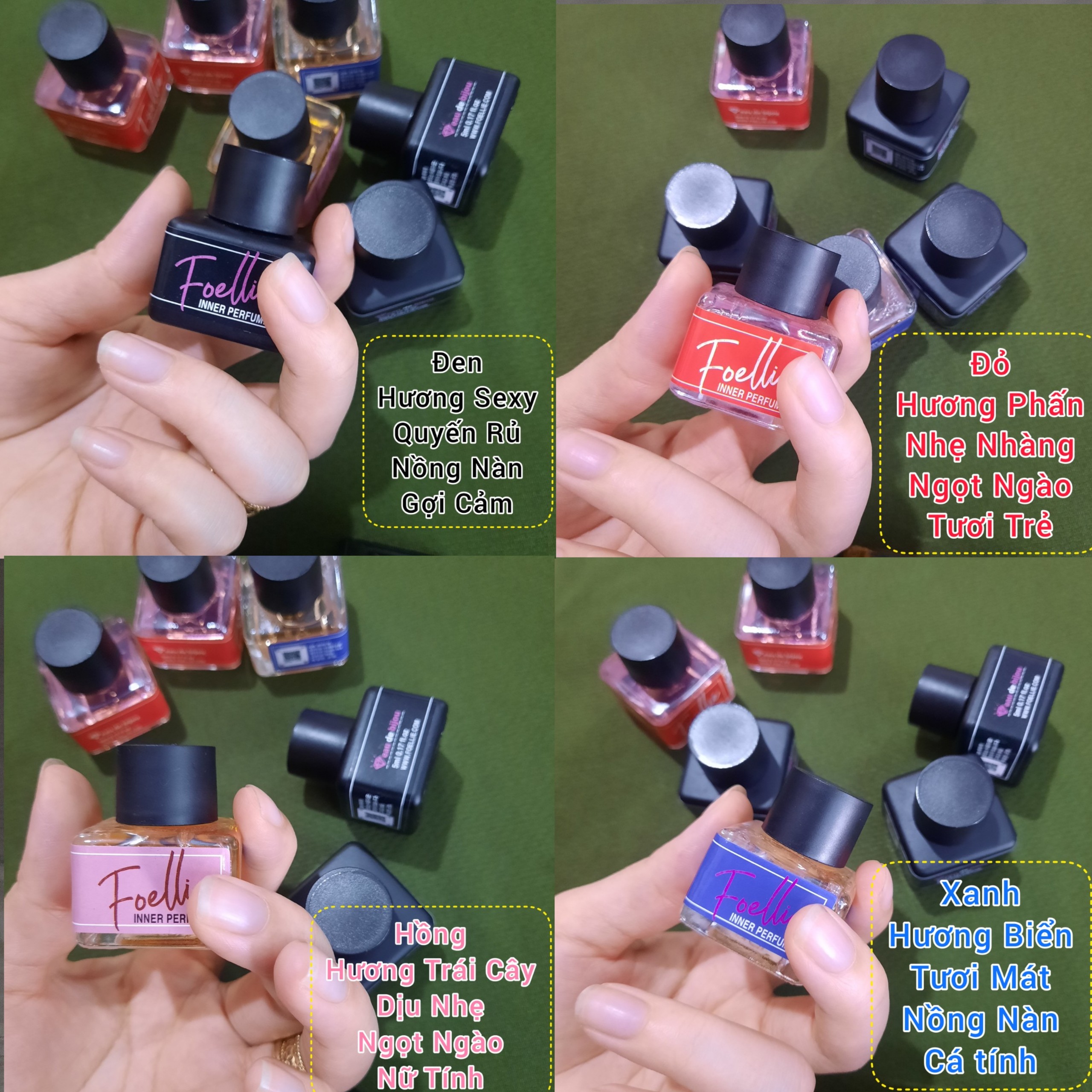 [Mua 1 Tặng 1](Che Tên) Nước Hoa Thơm Bim FOELLlE 5ML [TẶNG QUÀ]