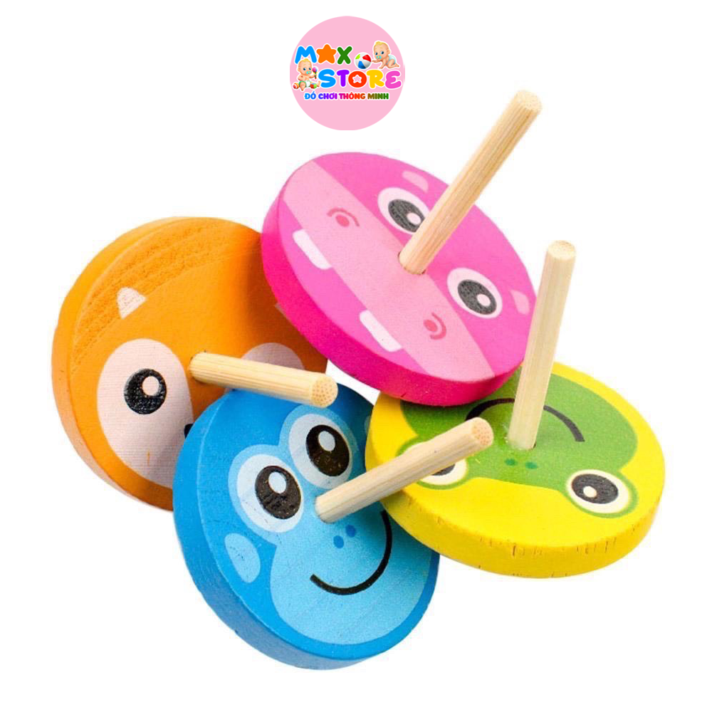 Con Quay Mini Bằng Gỗ Đáng Yêu