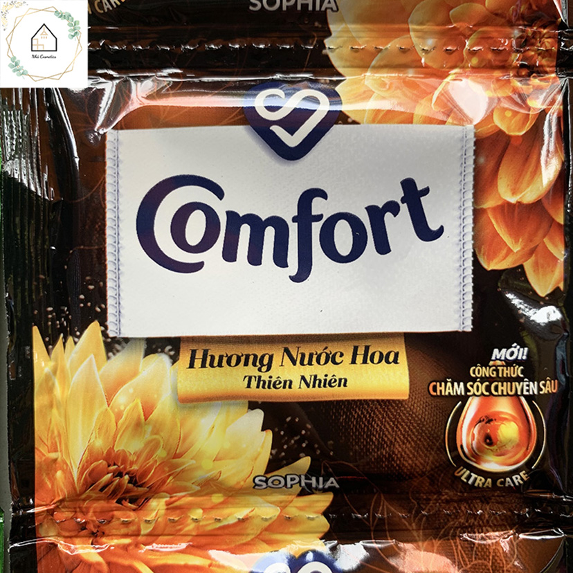 Nước xả vải comfort hương nước hoa thiên nhiên sophia dây 10 gói