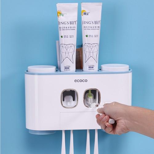 Hộp treo bàn chải đánh răng nhả kem tự động Ecoco 9168