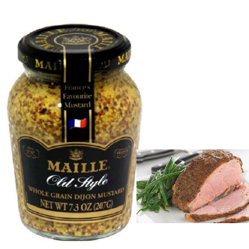 Mù tạt nguyên hạt maille 865gr/ whole grain mustard - nhập khẩu pháp