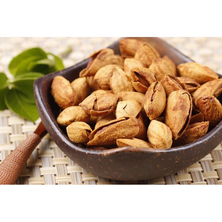 500g hạt hạnh nhân rang bơ 100% nhập khẩu mỹ