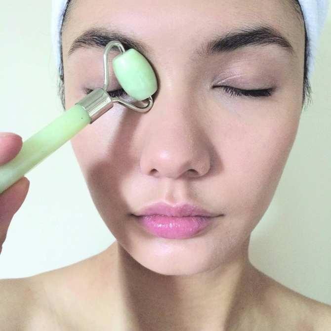 [HCM]Cây Lăn mặt 2 đầu mát xa đá tự nhiên