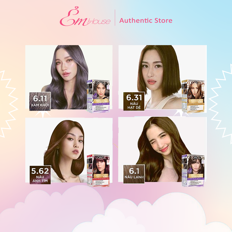 L'Oreal Kem Nhuộm Dưỡng Tóc Excellence Fashion
