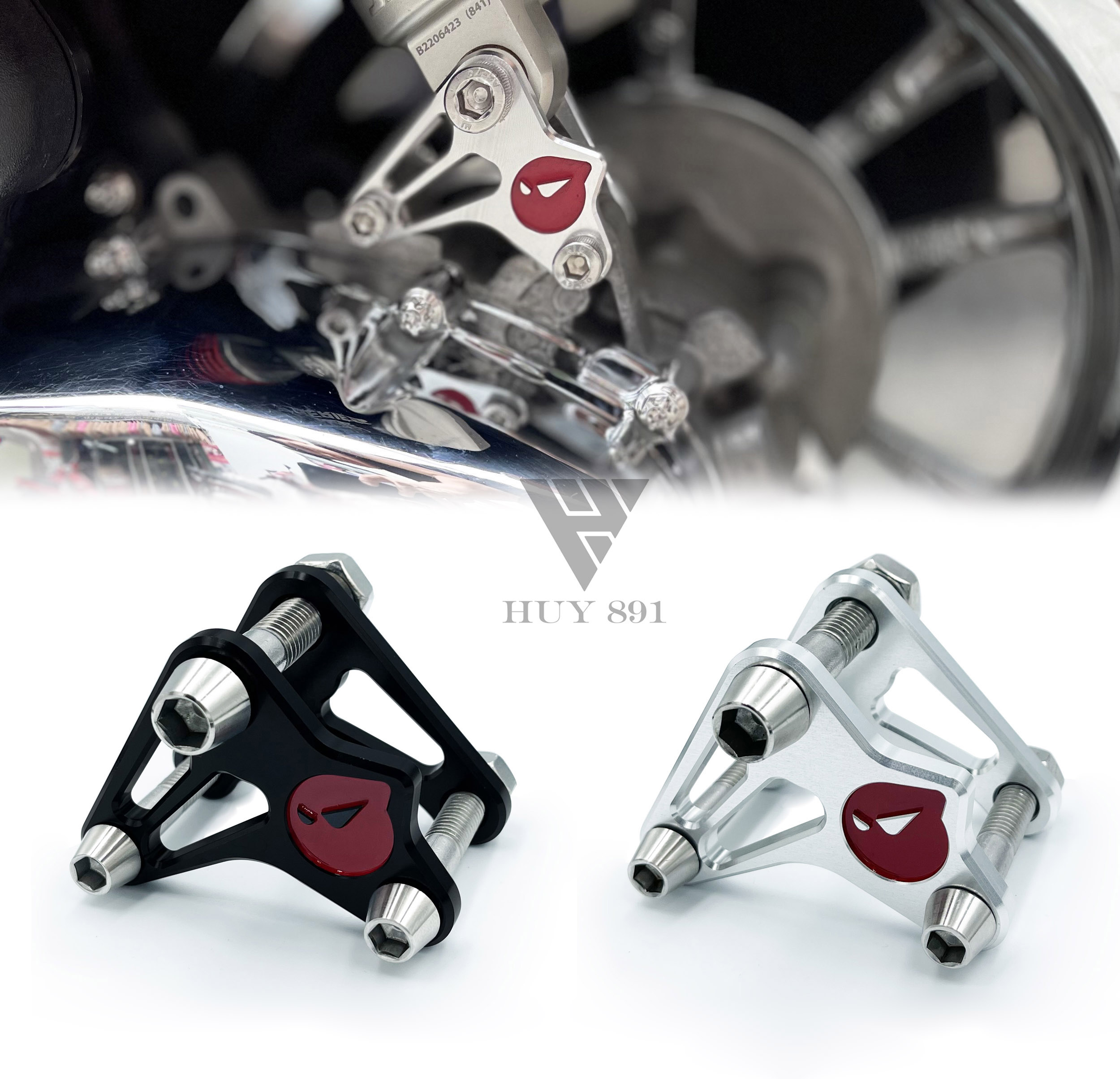 Pát phuộc Maru chiều cao zin dành cho xe Vespa Sprint Primavera Notte