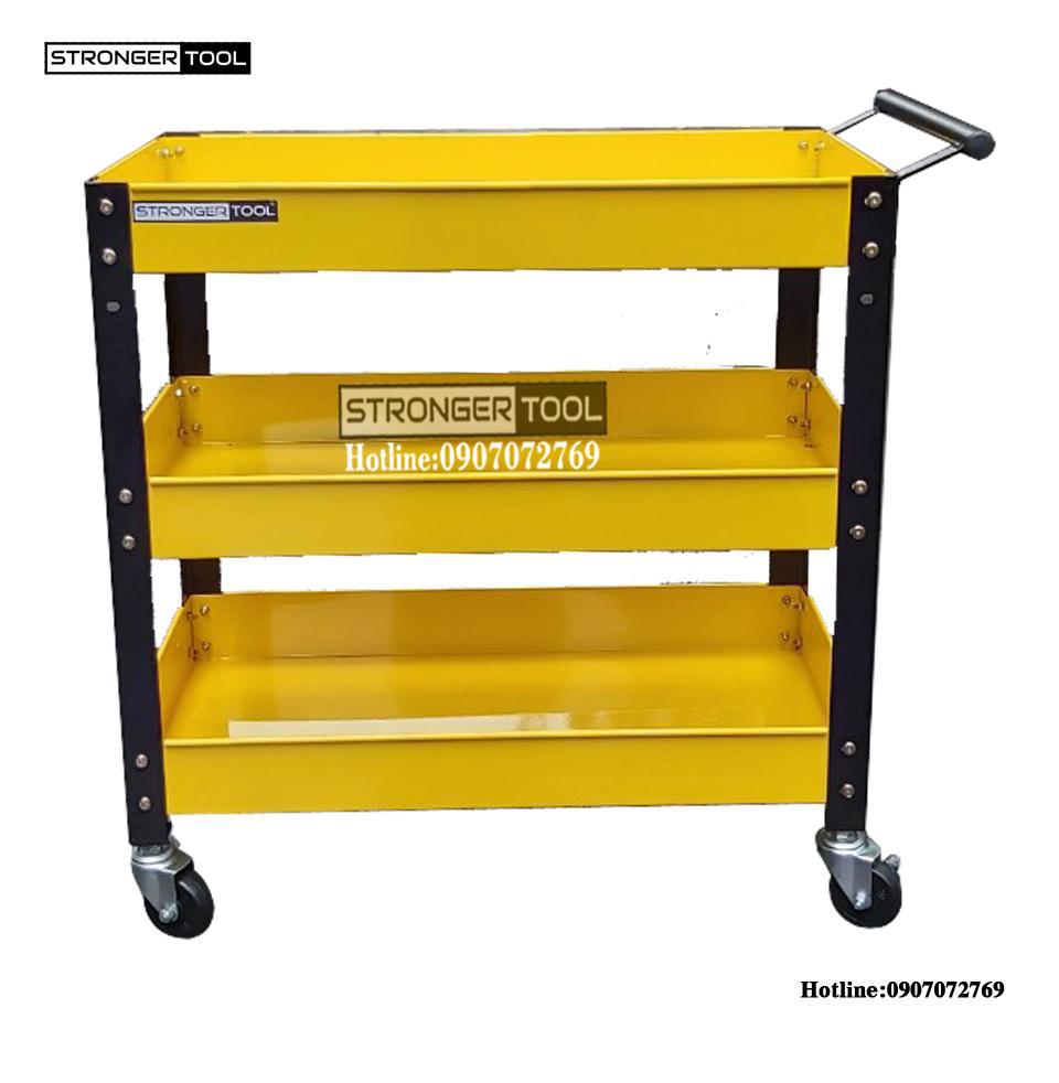 [HCM]XE ĐẨY DỤNG CỤ 3 KHAY STRONGER TOOL