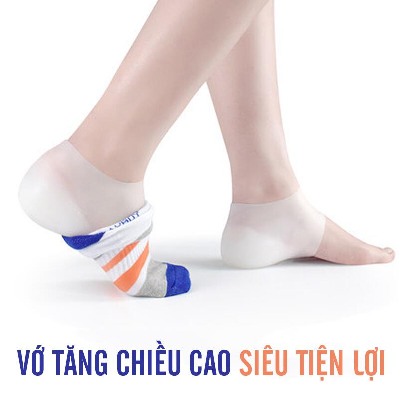 Miếng Lót Silicon Tăng Chiều Cao - Miếng Lót Gót Chân Tăng Chiều Cao- Nhập Khâu Nhật Bản