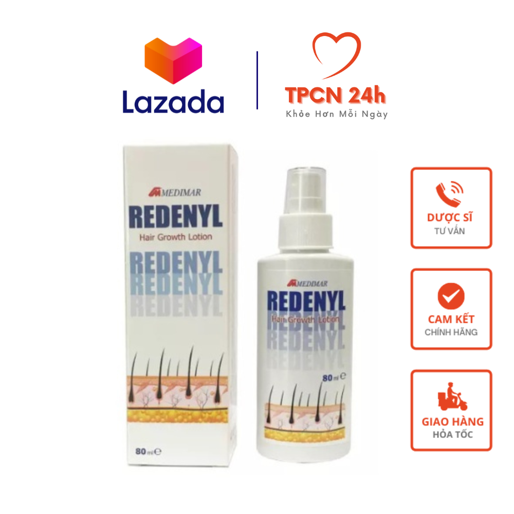 Redenyl Shampoo - Dầu gội hỗ trợ trị nấm và kích thích mọc tóc